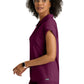 Women's One Pocket Polo Neck Renew Top - GRST254 - Wine