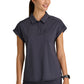 Women's One Pocket Polo Neck Renew Top - GRST254 - Steel