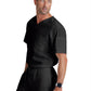 Men's V-Neck Evan Top - GRT091 - Black