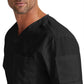 Men's V-Neck Evan Top - GRT091 - Black
