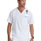 Men's V-Neck Evan Top - GRT091 - White