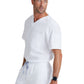 Men's V-Neck Evan Top - GRT091 - White