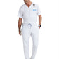 Men's V-Neck Evan Top - GRT091 - White
