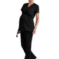 Women's Mock Wrap Lilah Maternity Top - GRT094 - Black