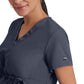 Women's Mock Wrap Lilah Maternity Top - GRT094 - Steel