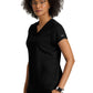 Women's  Three Pocket V-Neck Evelyn Top - GRT261 - Black