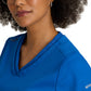 Women's  Three Pocket V-Neck Evelyn Top - GRT261 - New Royal