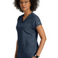Women's  Three Pocket V-Neck Evelyn Top - GRT261 - Steel