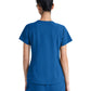 Women's Two-Pocket Piped V-Neck Rhythm Top - GSST180 - New Royal