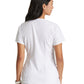 Women's Two-Pocket Piped V-Neck Rhythm Top - GSST180 - White