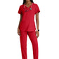 Women's Two-Pocket Piped V-Neck Rhythm Top - GSST180 - True Red
