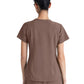 Women's Two-Pocket Piped V-Neck Rhythm Top - GSST180 - Driftwood