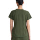 Women's Two-Pocket Piped V-Neck Rhythm Top - GSST180 - Fern