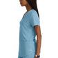 Women's Two-Pocket Piped V-Neck Rhythm Top - GSST180 - Ocean Mist