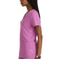 Women's Two-Pocket Piped V-Neck Rhythm Top - GSST180 - Twilight Mauve