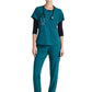 Women's Two-Pocket Piped V-Neck Rhythm Top - GSST180 - Bahama