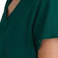 Women's Two-Pocket Piped V-Neck Rhythm Top - GSST180 - Hunter Green