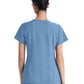 Women's Two-Pocket Piped V-Neck Rhythm Top - GSST180 - Ciel Blue