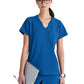 Women's Banded-V-Neck Sway Tuck-In Top - GSST181 - New Royal