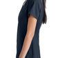 Women's Banded-V-Neck Sway Tuck-In Top - GSST181 - Steel
