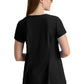 Women's  Two Pocket V-Neck Promise Scrub Top - GSST262 - Black