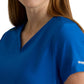 Women's  Two Pocket V-Neck Promise Scrub Top - GSST262 - New Royal
