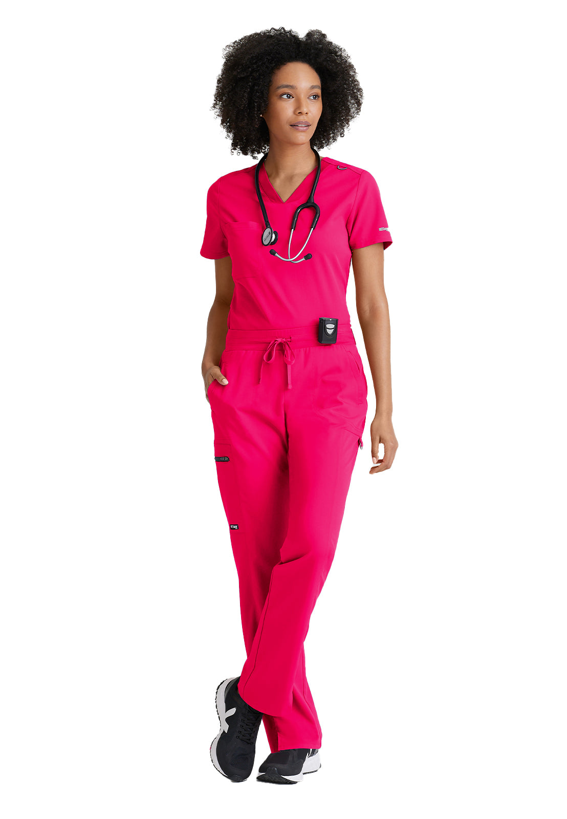 Women's Tuck-In Top - GVST028 - Vibrance Pink