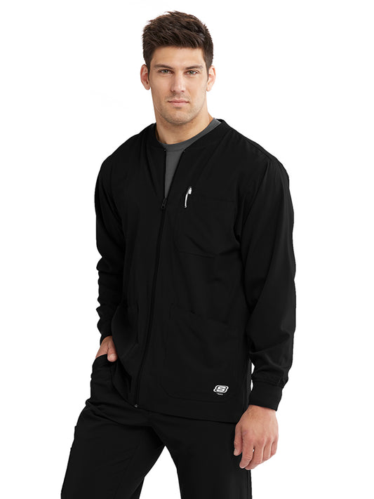 Men's Warm-Up Jacket - SK0408 - Black