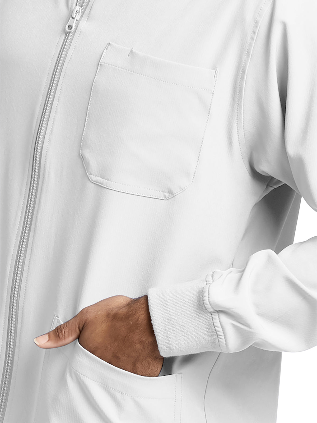 Men's Warm-Up Jacket - SK0408 - White
