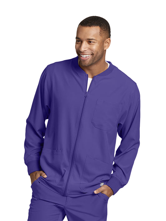 Men's Warm-Up Jacket - SK0408 - New Grape