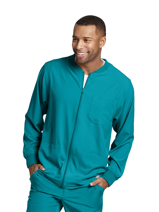 Men's Warm-Up Jacket - SK0408 - Teal