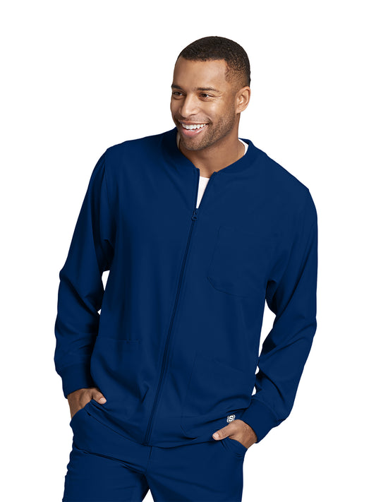 Men's Warm-Up Jacket - SK0408 - Navy