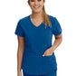 Women's V-Neck Top - SK101 - New Royal