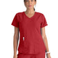 Women's V-Neck Top - SK101 - True Red