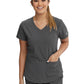Women's V-Neck Top - SK101 - Pewter
