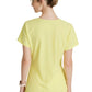 Women's V-Neck Top - SK101 - Lemon Glow