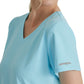 Women's V-Neck Top - SK101 - Poolside Blue
