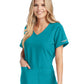 Women's V-Neck Top - SK101 - Teal