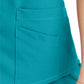 Women's V-Neck Top - SK101 - Teal