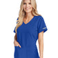 Women's V-Neck Top - SK101 - Galaxy Blue