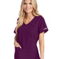 Women's V-Neck Top - SK101 - Wine
