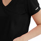 Women's V-Neck Top - SK102 - Black