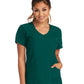 Women's V-Neck Top - SK102 - Hunter Green