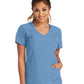 Women's V-Neck Top - SK102 - Ciel Blue