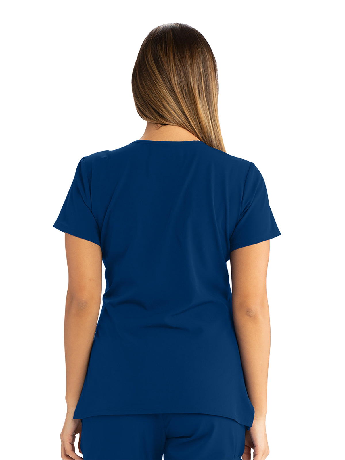Women's V-Neck Top - SK102 - Navy
