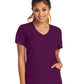 Women's V-Neck Top - SK102 - Wine