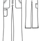 Women's 3-Pocket Pant - SK201 - True Red