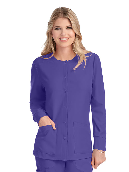 Women's 2-Pocket Jacket - SK401 - New Grape
