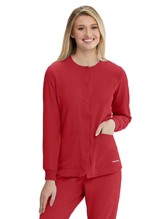 Women's 2-Pocket Jacket - SK401 - True Red
