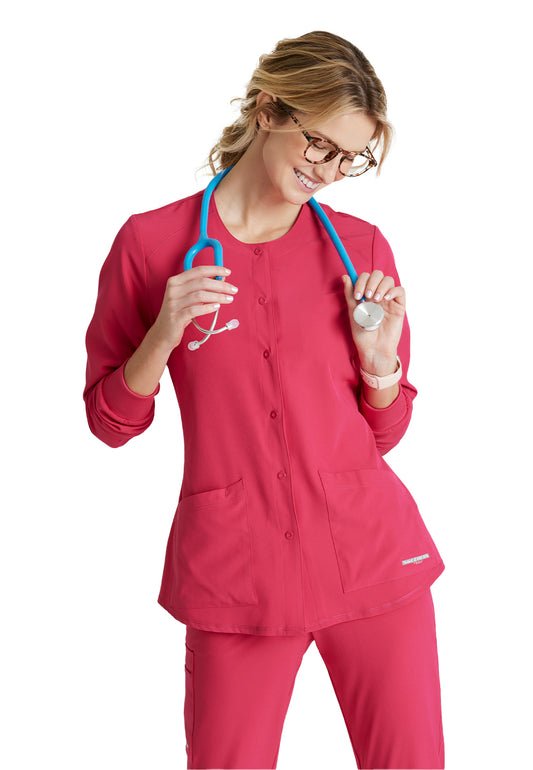 Women's 2-Pocket Jacket - SK401 - Vibrance Pink
